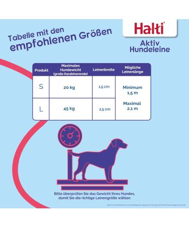 Halti Active Dog Leash with Neoprene Padding & Shock Absorption - 3m Reflector Freehand Design for Small to Medium Dogs - Ideal Running Leash (Size Small Black) - Buy Online on GoSupps.com