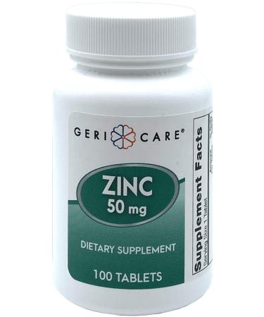 Gericare Zinc Sulfate 220mg Dietary Supplement 100 Count