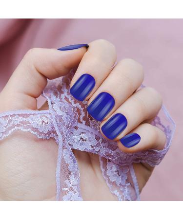 432 Short Square Matte & Glossy Press on Nails | 18 Sets Solid Color Artificial Fake Nail Tips for Nail Art | 2 Stylish Designs - Buy Online on GoSupps.com