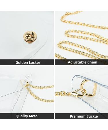 Didida Clear Stadium Approved Crossbody Bag with Extra Small Pouch - Transparent See Through Crossbody Purse for Women - Buy Online on GoSupps.com