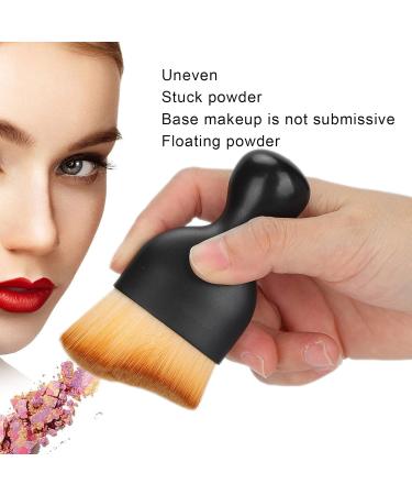 Makeup Foundation Brush Ergonomic Professional Portable Foundation Brush Comfortable Curved Design for Liquid Cream for Liquid Foundation(brown blue) - Buy Online on GoSupps.com