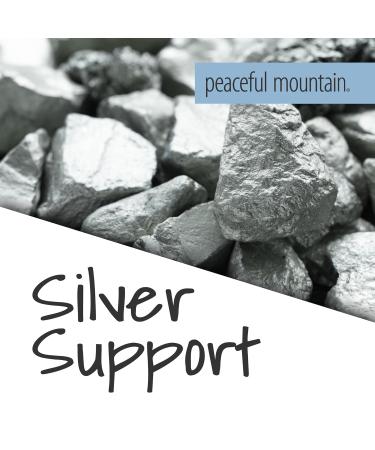 Peaceful Mountain Silver Gel - Colloidal Silver & Aloe Vera for Skin Relief - Non-Greasy Fragrance-Free - 3.5 oz - International Shipping Available - Buy Online on GoSupps.com