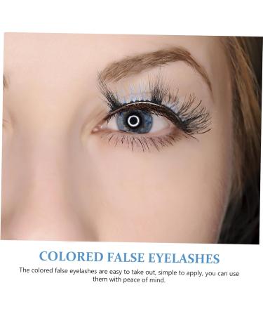 3 Pairs fluffy fake eyelashes Fake eyelashes of false eyelashes Imitation cosplay fluffy fake eyelashes fake lashes Curly colored lashes European and American - Buy Online on GoSupps.com