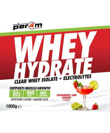Per4m Whey Hydrate (1800g) Daiquiri fraise-citron vert - Prot ines - Prot ines claires - Buy Online on GoSupps.com