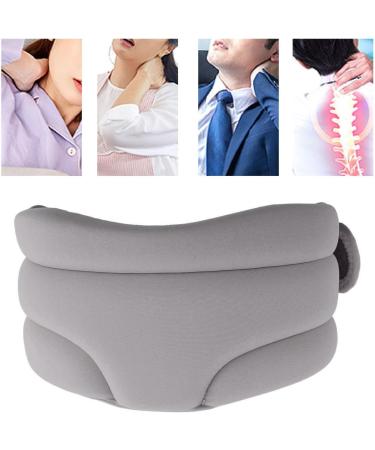 Adjustable Cervical Collar Soft Neck Brace with Breathable Fabric Ergonomic Design Lightweight Portable for Traveling Men Women Relieves Neck Discomfort (Grey) - Buy Online on GoSupps.com
