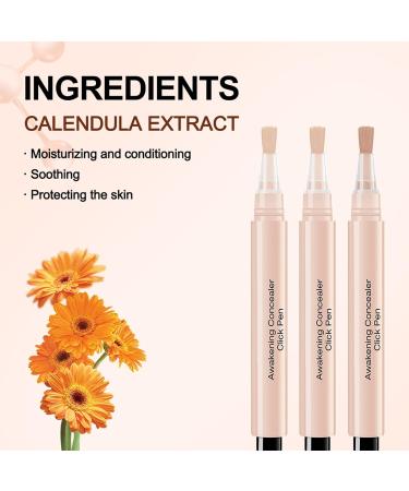  SONGVISON Awakening Concealer Pen Click-Covering Brightening Matte Long Lasting Concealer for Dark Circles and Spots Uniform Skin Tone Body Foundation - Buy Online on GoSupps.com