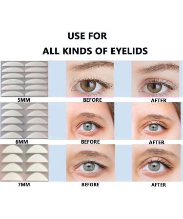 Invisible Eyelid Tape Strips - 780Pcs - Droopy Eyelid Corrector - Self-Adhesive Fiber - 3 Styles - One-Sided Sticky - for Hooded Mono-eyelids - Buy Online on GoSupps.com