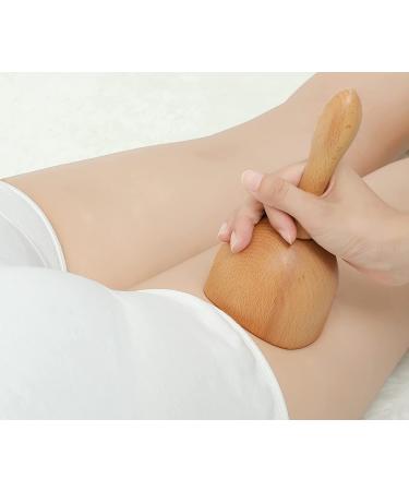 Wood Therapy Massage Tool for Body Sculpting and Pain Relief - Rubber Wood Cup - Buy Online on GoSupps.com