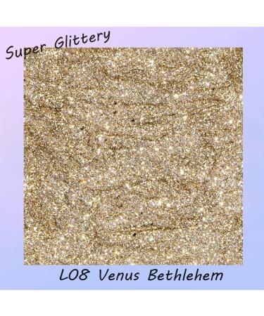 HEXZE Liquid Glitter Eyeshadow - Metallic Sparkle Long-Lasting Waterproof Eye Makeup | 2g L08 - Buy Online on GoSupps.com