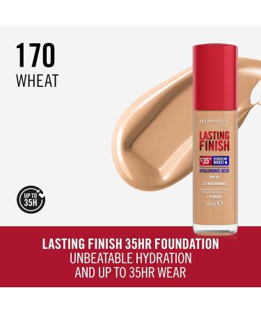 Rimmel Lasting Finish 35HR Foundation - 160 Vanilla 170 Wheat - Buy Online on GoSupps.com