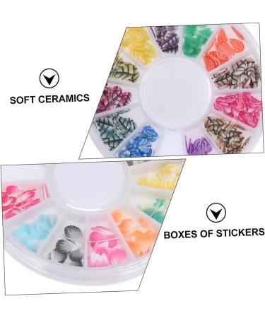 Healeved 16 Boxes Soft Pottery Scrapbooking Embellishment Nail Embellishments Nail Art Slices Bulk Nail Accessories Nail Art Decor Round Spacer Beads Diy Patch Assorted Polymer Clay 3d - Buy Online on GoSupps.com