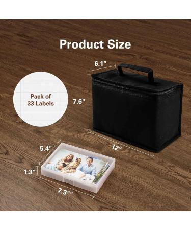 Barhon 5x7 Photo Storage Boxes - Extra Large Capacity, 1000 Pictures, Lightproof Zipper Bag, Seed Organizer with Handle - Buy Online on GoSupps.com