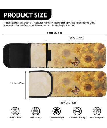Buy Flashideas Sunflower Heat Resistant Neoprene Curling Iron Cover Bag - Universal Organizer & Storage for Hair Straighteners - Ideal for Travel - Buy Online on GoSupps.com