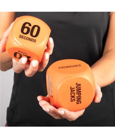Phoenix Fitness Exercise Cubes - Versatile Cardio & HIIT Workout Cubes for Home & Gym - Full Body Training in Orange - Buy Online on GoSupps.com