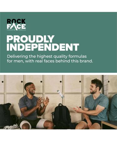 Rockface Exfoliating Face Scrub for Men 100ml | Everyday Face Scrub | Invigorates Tired Skin | Fresh Citrus | Smooth Skin - Buy Online on GoSupps.com