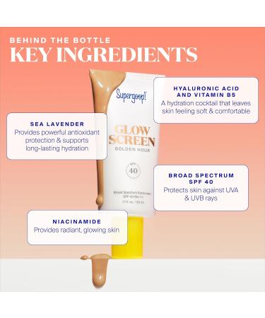 Supergoop! Summer Glow-Up SPF Set - Glowscreen SPF 40 Glow Oil SPF 50 & Hair Clip | International Shipping Available - Buy Online on GoSupps.com