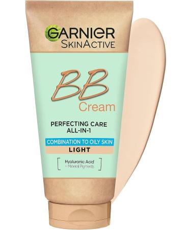 Garnier SkinActive BB Cream Allin1 day cream with hyaluronic acid and aloe vera for combination and oily skin SPF 25 light 50 ml - Buy Online on GoSupps.com