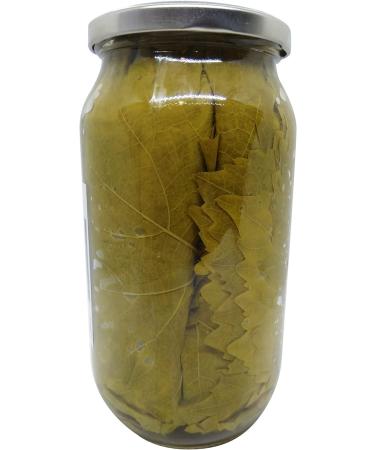 Hand-Picked Greek Vine Leaves - Soultanina Variety for Dolmades | 550gr Drained Weight (110 Leaves) - Buy Online on GoSupps.com