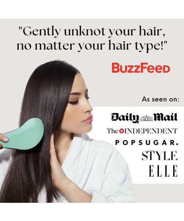 Detangle Hair Brush and Wide Tooth Comb Set by Lily England - Green Lilac - Buy Online on GoSupps.com