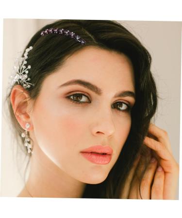 Ipetboom 1pc Teasing Combs for Women Hair Clips French Hair Comb Crystal Hair Side Comb Hair Combs for Women Wide Tooth Comb Clips Black Side Combs Girl Hair Accessories Miss Rhinestones - Buy Online on GoSupps.com