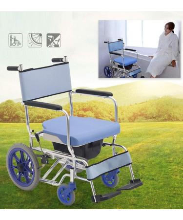 Walker Seniors Wheelchair with Seat Portable Lightweight Disabled Manual Wheelchair Walker Good Times - Buy Online on GoSupps.com