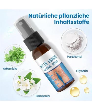 Leg Spray | Natural Calf Care Liquid 30ml - Natural Liquid Soothing Leg Swelling Convenient for Adults at Home and Travel - Buy Online on GoSupps.com