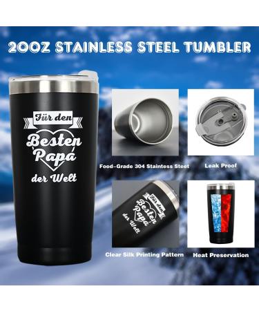 Best Dad Birthday & Father's Day Gifts | Funny 20oz Stainless Steel Coffee Mug Gift Box - Buy Online on GoSupps.com