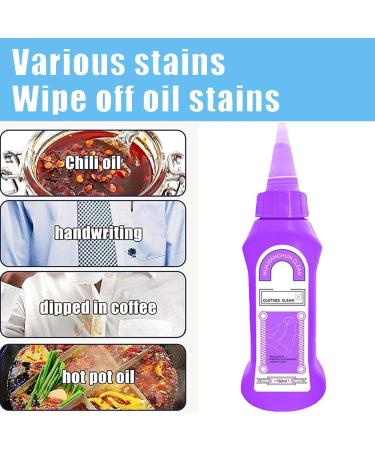 Active Enzymatic Laundry Cleaning Active Enzyme Clothing Stain Remover Garment Stubborn Stain Cleaner Oil Remover Clothing Quick Laundry Dry Cleaner Stain Remover for Clothes 150ML - Buy Online on GoSupps.com