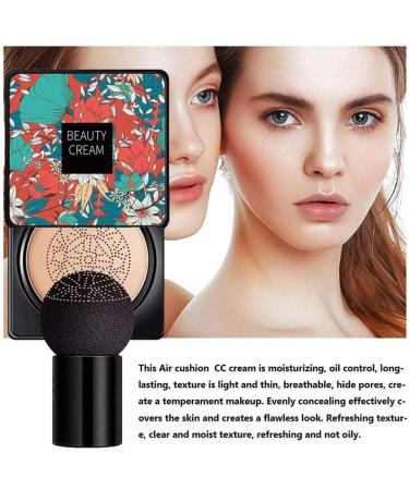 Mushroom Head Air Cushion BB Cream for Mature Skin | Moisturizing & Brightening Face Makeup | Ideal Concealer & Primer - Buy Online on GoSupps.com