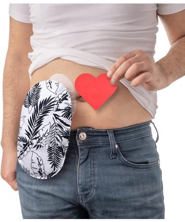 DOITOOL 2pcs Stretchy Ostomy Bag Covers - Universal Colostomy Pouch Covers in Assorted Colors | Ostomy Medical Supplies - Buy Online on GoSupps.com