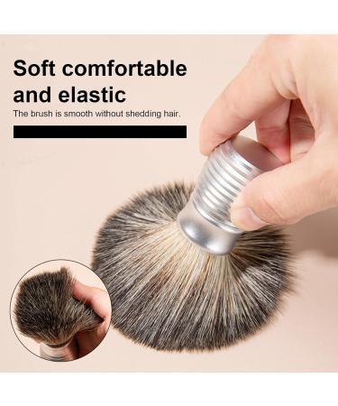 Man Beard Brush Shaving Brush Hair Brush Nylons Hair Beard Brush Beard Shave Brush Easy To Use Shaving Tool For Salons Black - Buy Online on GoSupps.com