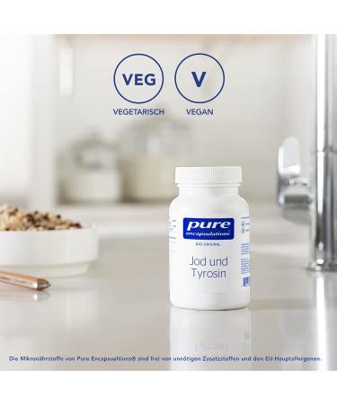 Buy Pure Encapsulations Iodine and Tyrosine - 60 Capsules for Optimal Thyroid Health | International Shipping Available - Buy Online on GoSupps.com