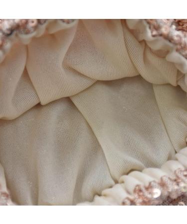 Duohropke High Waist Sequin Pants for Women - Elegant Glitter Party Pants with Elastic Band | Stylish & Comfortable Loose Long Trousers in Gold - Buy Online on GoSupps.com