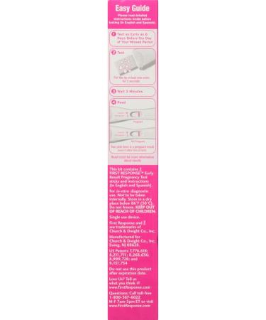 First Response Early Pregnancy Test 2 Pack - 2 Count - Buy Online on GoSupps.com