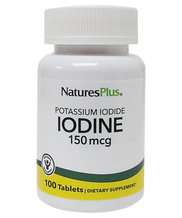 Nature's Plus Potassium Iodide 150 mcg 100 Tablets