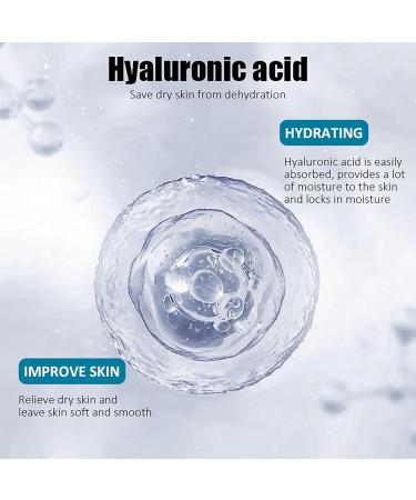 Hyaluronic Acid Moisturiser 60g - Face Moisturiser Cream - Body Moisturiser for Dry Skin - Skin Care Face Cream for Women - Moisturizing Soothing Anti Wrinkle Anti Aging Day & Night Cream - Buy Online on GoSupps.com