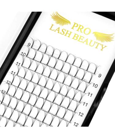 Premade Volume Eyelash Extensions 4D 6D Long Stem Premade Fans Eyelash Extensions Volume Lash Extensions .07 .10 Premade Volume Fans C D Pre made Lash Fans 9-16 mix (10 mm, 6D-C-0.07) 10 mm 6D-C-0.07