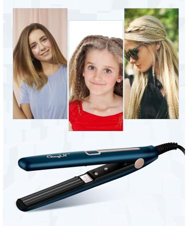 CkeyiN Mini Hair Crimping Iron - Portable Ceramic Curling Iron 180 Temperature for Stunning Waves & Curls - International Shipping Available - Buy Online on GoSupps.com