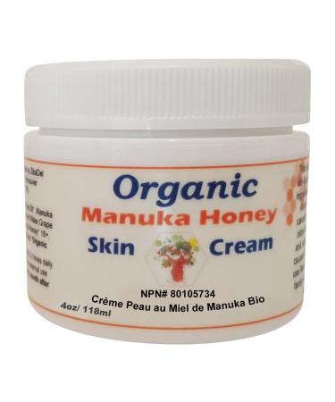 Organic Manuka Honey Intense Moisturising Baby-Skin Cream Non-Greasy Deep Hydrating and Healing for Extra-Dry Skin Suitable for All Over Body by MANUKA PEOPLE (4oz)
