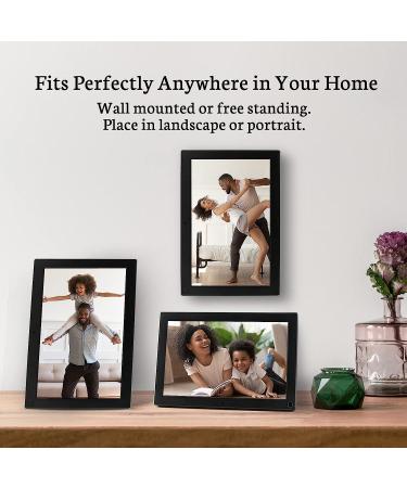 BSIMB 32GB 10.1 WiFi Digital Photo Frame | Smart Picture Frame | IPS Touch Screen | Motion Sensor | Upload Photos/Videos via App/Email | Gift for Grandparents | HD WI-FI Black - Buy Online on GoSupps.com