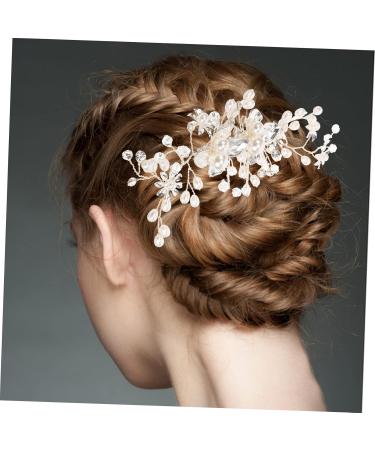 FRCOLOR Bridal Comb Bridal Accessories Wedding Headpiece for Bride Accessories Prom Hair Accessories Hair Combs for Wedding Hair Accessories for Prom Tiara Bride Hair Comb Alloy - Buy Online on GoSupps.com