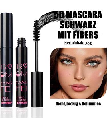  EONFAVE 5D Black Mascara. Waterproof sweat-proof and smudge-proof mascara for extremely long long-lasting lashes. Extra volume and definition. False lash effect. Volumizing effect. - Buy Online on GoSupps.com