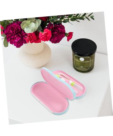 Partykindom Double-Layer Glasses Case - Space-Saving Family Travel Box Durable PU Leather Accessory for Trips & Lenses - Buy Online on GoSupps.com