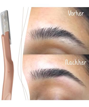 BAMBOOZY Eyebrow Razors - Premium 5-Blade Metal Dermaplaning & Eco-Friendly Plastic-Free Solution for Face Eyebrows & Intimate Areas - Buy Online on GoSupps.com