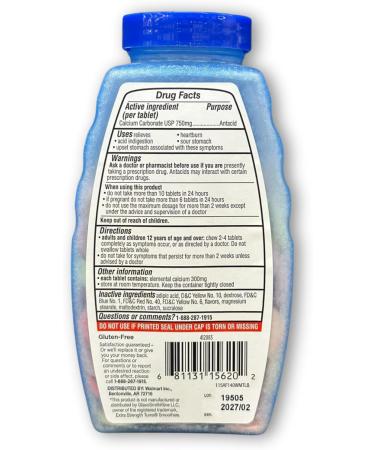 FUSION SHOP STORE Smart choices meaningful life! Antacid Extra Strength Smooth 750mg- Fruit Chewable Tablets 140ct (Pack of) - Buy Online on GoSupps.com