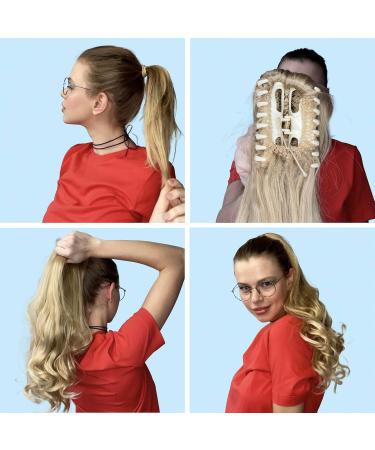 CAISHA 16" Hairpiece Ponytail Extension Butterfly Clip Voluminous Wavy Black H63 black #1 H63 - Buy Online on GoSupps.com