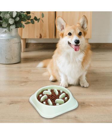 LOS ANDES Slow Feeder Dog Bowl Anti Gulp Dog Food Bowl Healthy Slow Eating Dog Bowl to Reduce Choking and Overeating Stop Feeding Bowl for Small Medium Size Dogs D-Green - Buy Online on GoSupps.com