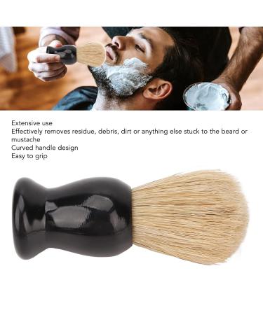Premium Multi-Purpose Synthetic Beard Brush - Shiny Black | Comfort & Portability for Home Travel & Salon | Ideal Beard Styling Tool - Buy Online on GoSupps.com