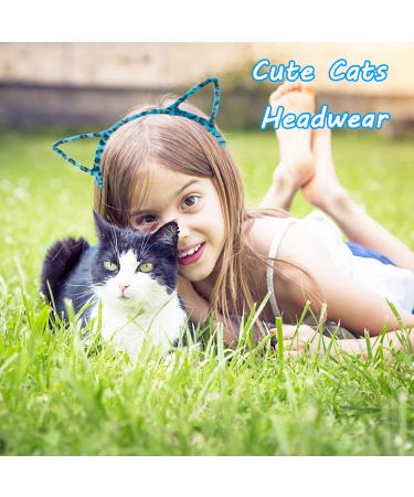 Krgiqn 24 Colors Cat Ear Headbands - Fluffy Hair Hoop Hairband for Girls & Adults - Party Decoration & Birthday Gifts - 24 Pcs - Buy Online on GoSupps.com