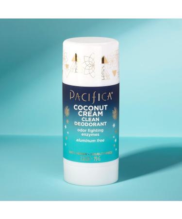 Pacifica Coconut Cream Clean Deodorant 2.8 oz - Natural Odor Protection - Buy Online on GoSupps.com
